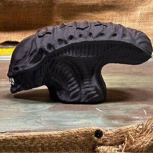 Alien Romulus Giger Xenomorph bespoke‎ goth punk sci-fi horror knife block NWOT